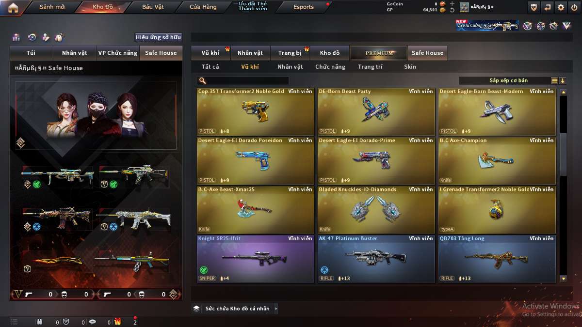 shop acc cf uy tin gia re